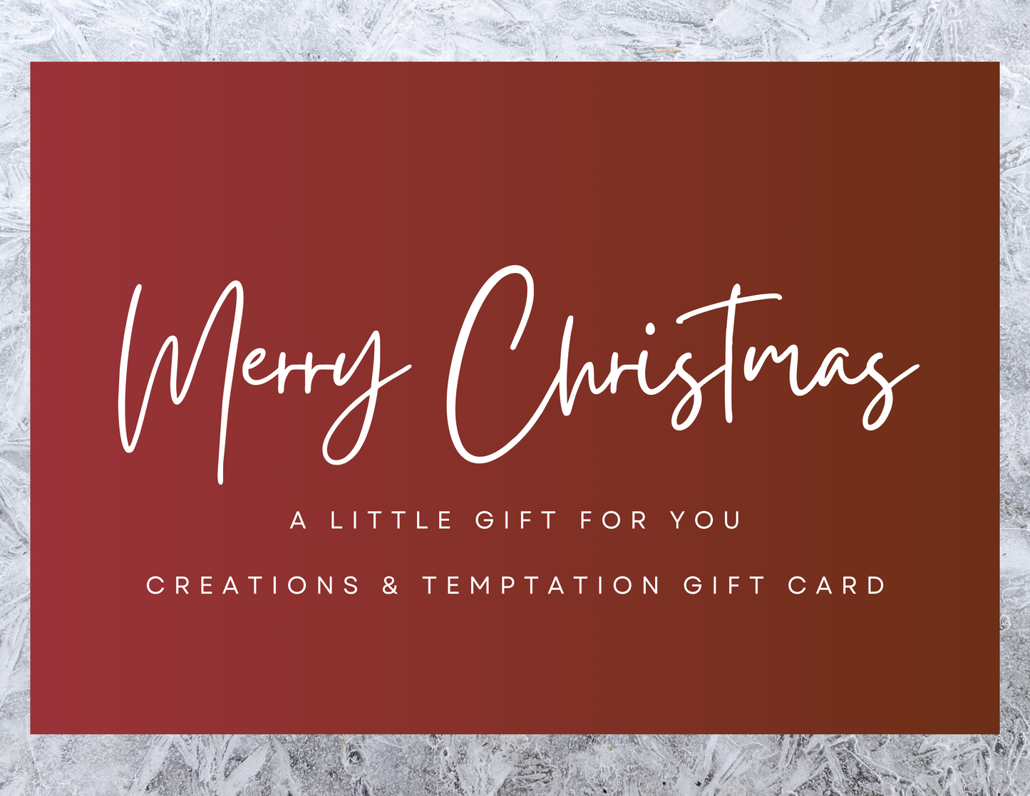 Creations and Temptation Gift Card