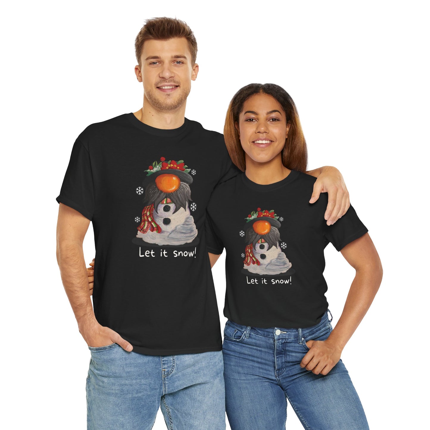 Snowman Gnome  Tee Shirt