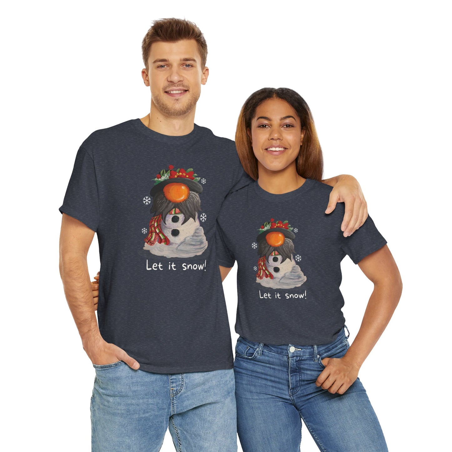 Snowman Gnome  Tee Shirt