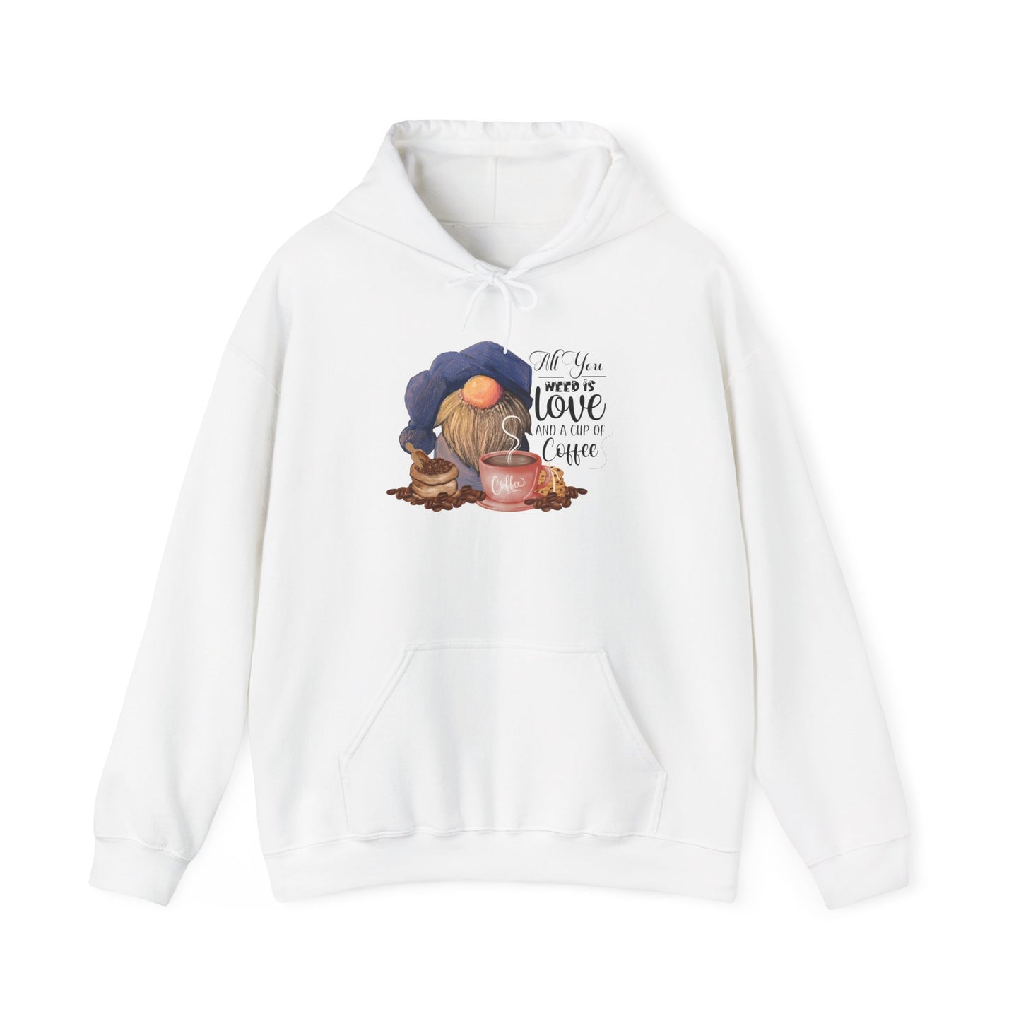 Coffee Love Gnome Hoodie