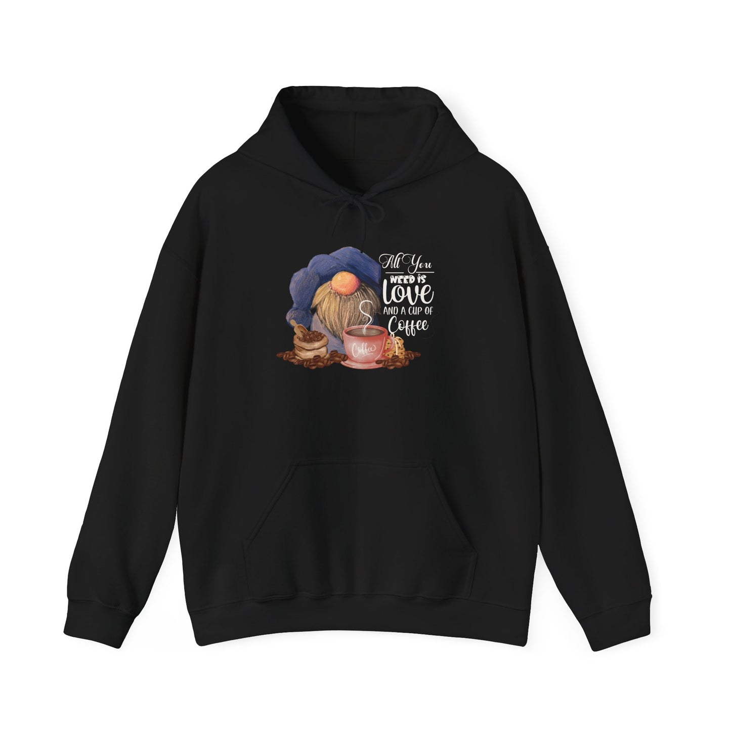 Coffee Love Gnome Hoodie