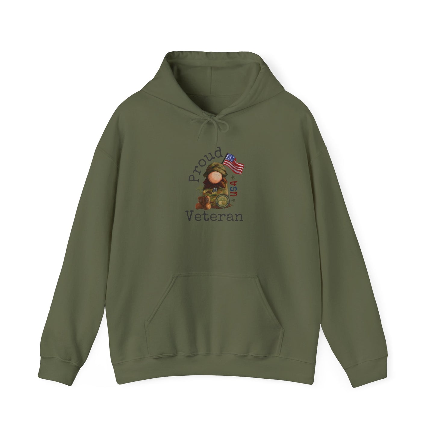 Military Proud Gnome Hoodie