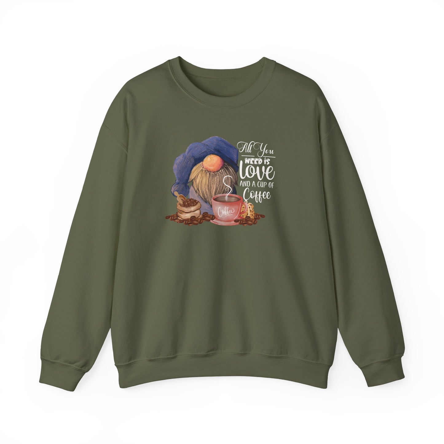 Coffee Love Gnome Sweatshirt