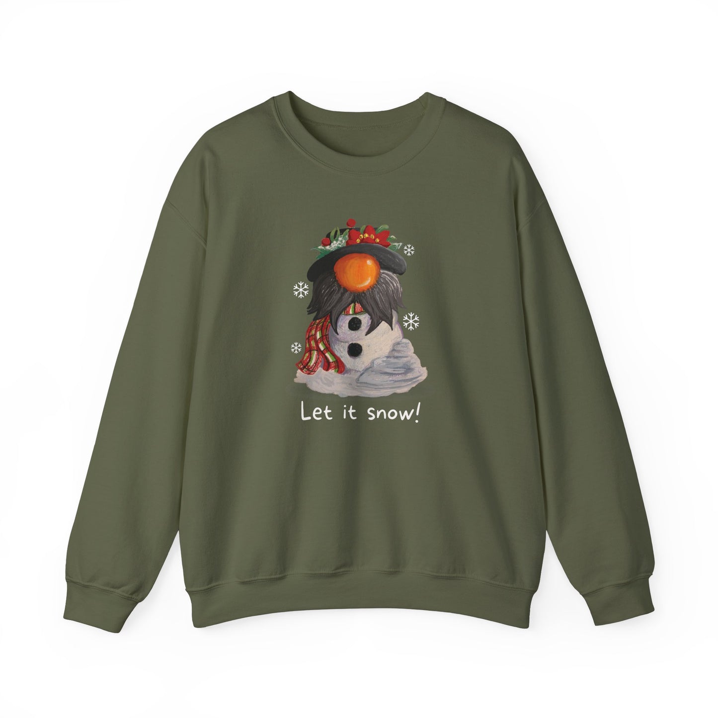 Snowman Gnome Crewneck Sweatshirt