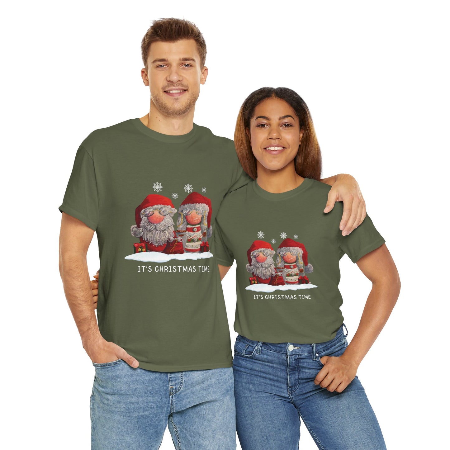 Mr. and Mrs. Claus Gnome Tee