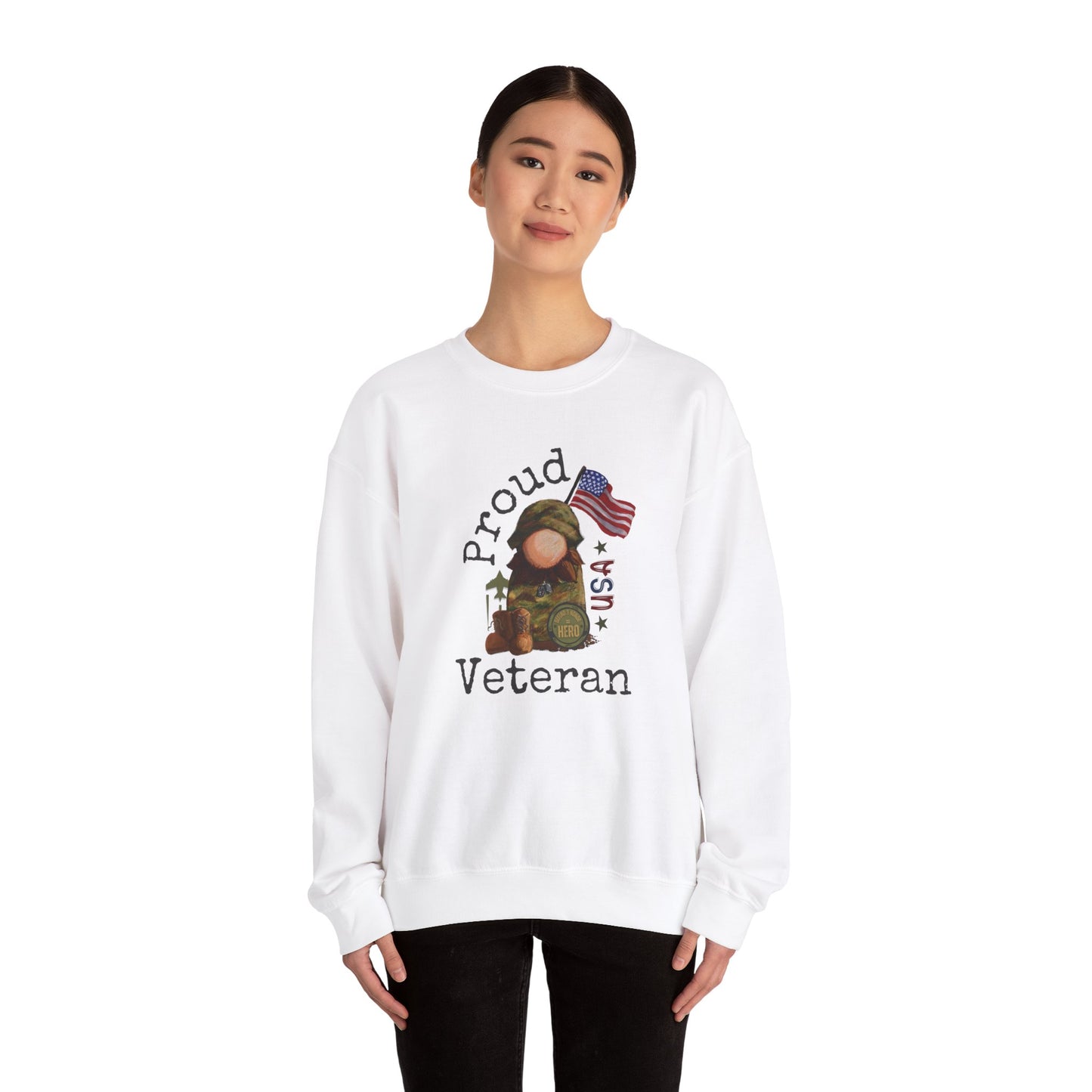 Military Proud Gnome Sweatshirt