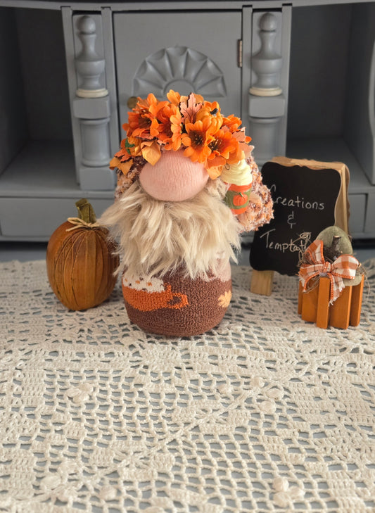 Cuddly Fall Gnome - Weighted Base Handcrafted Autumn Decor