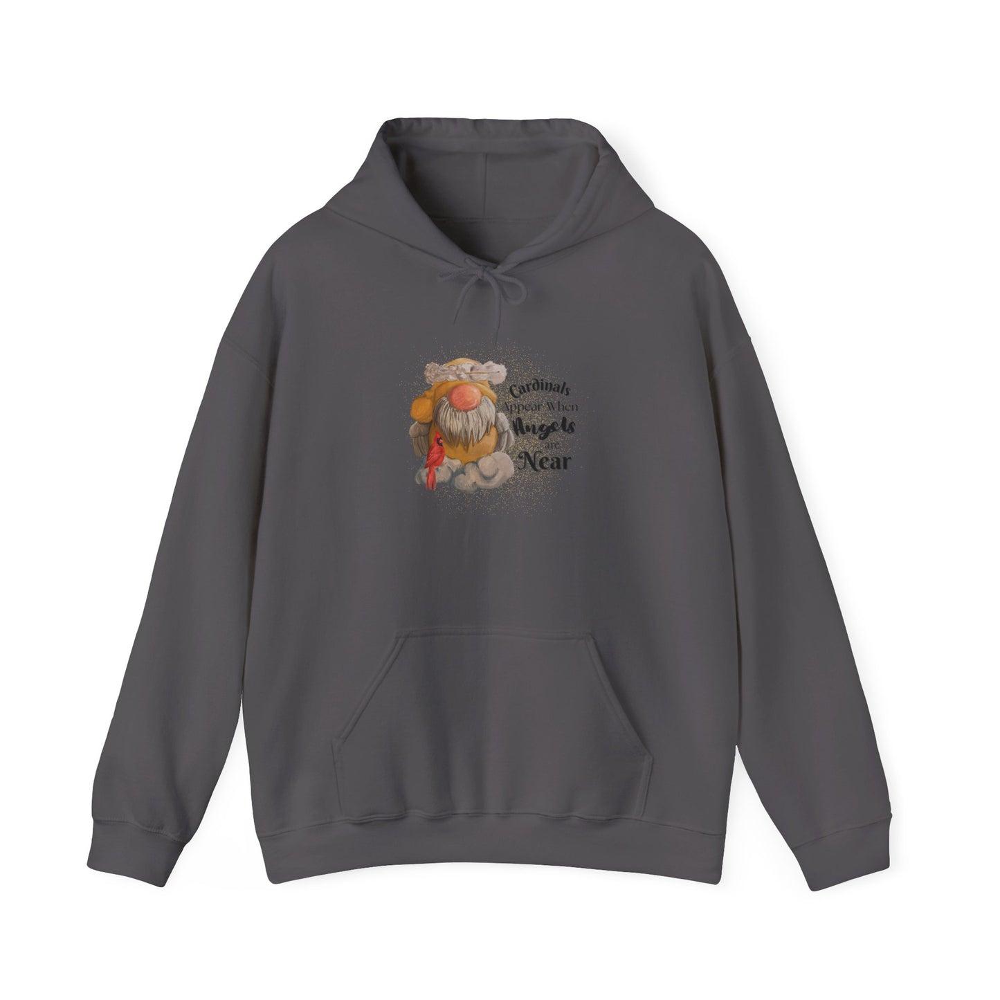 Cardinal Angel Gnome Hoodie