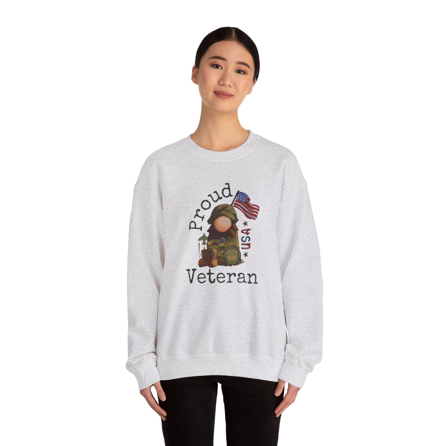 Military Proud Gnome Sweatshirt