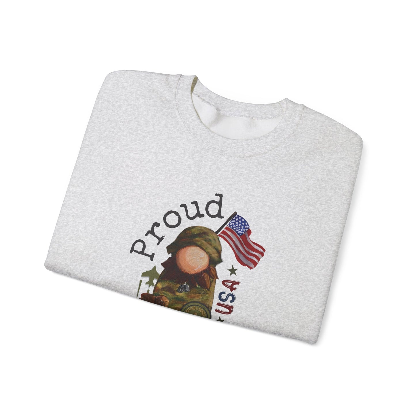 Military Proud Gnome Sweatshirt