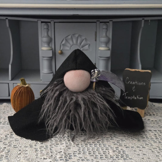 Halloween Gnome Grim Reaper