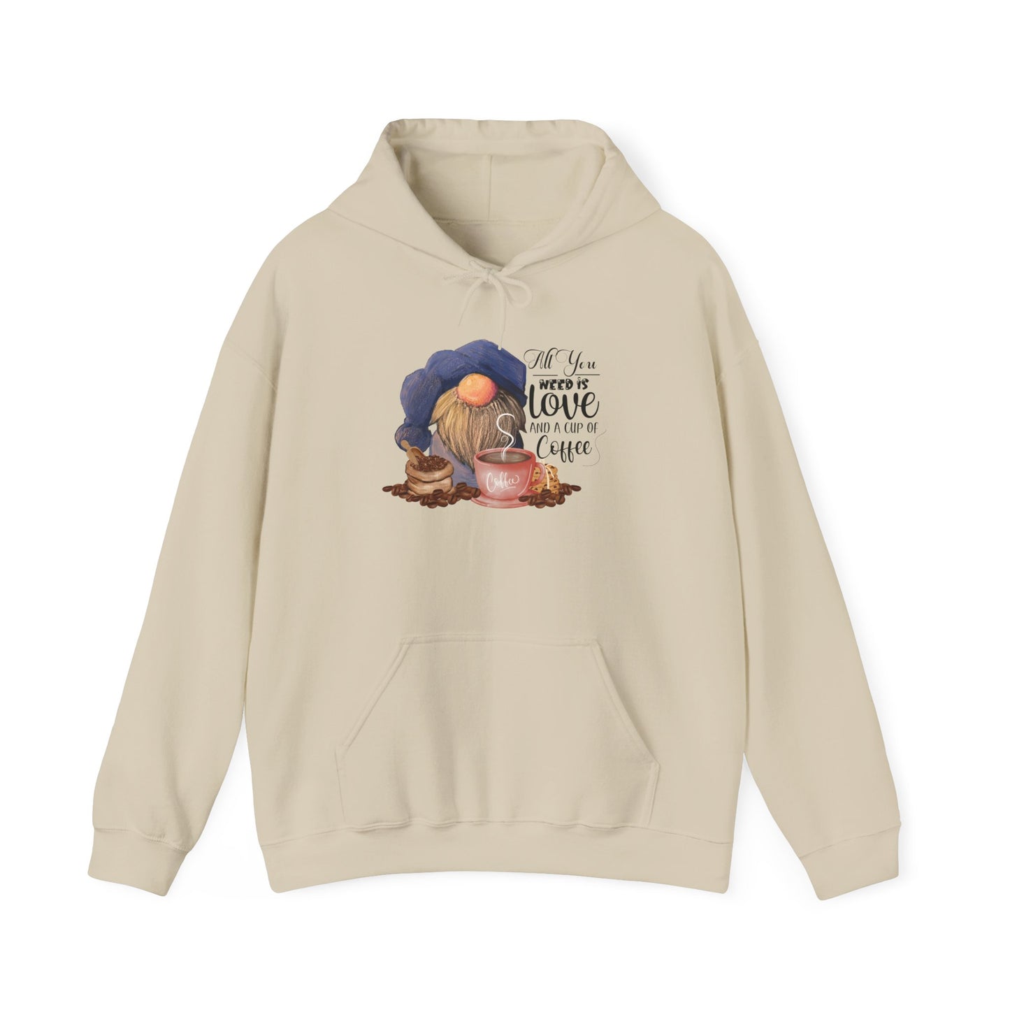 Coffee Love Gnome Hoodie