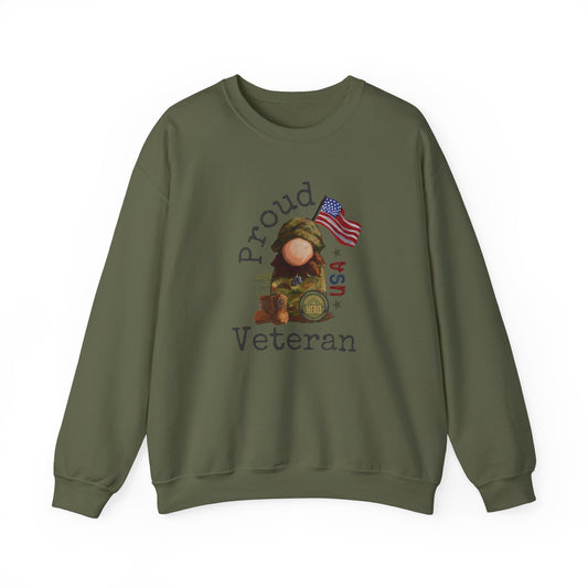 Military Proud Gnome Sweatshirt