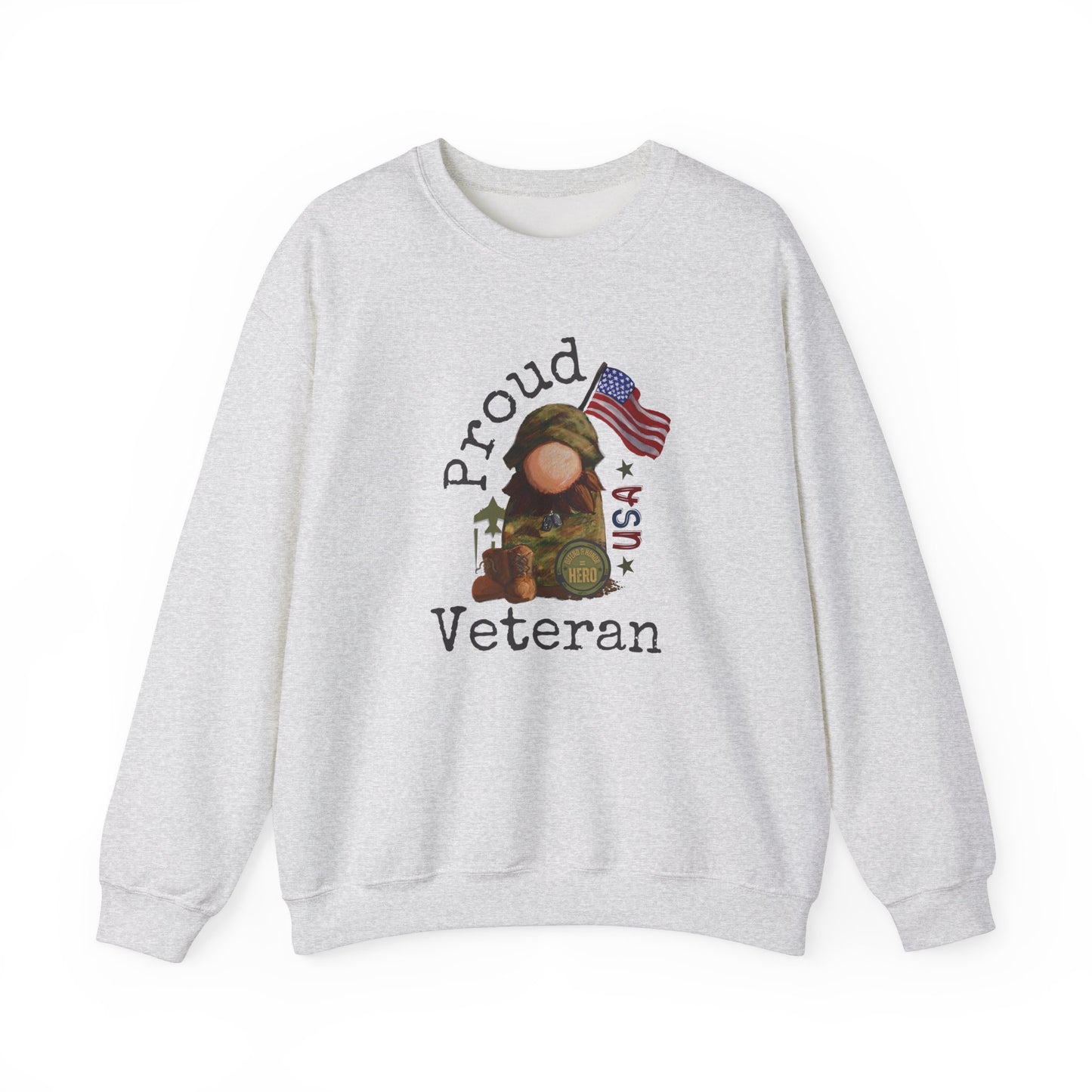 Military Proud Gnome Sweatshirt