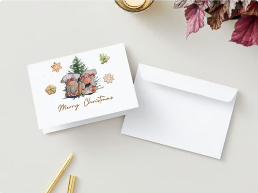 Gingerbread Gnome Chefs Card