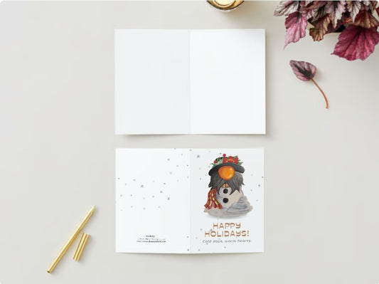 Gnome Snowman Card