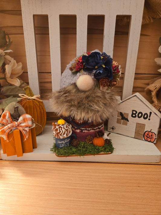 Medium Needle Felt Fall Gnome